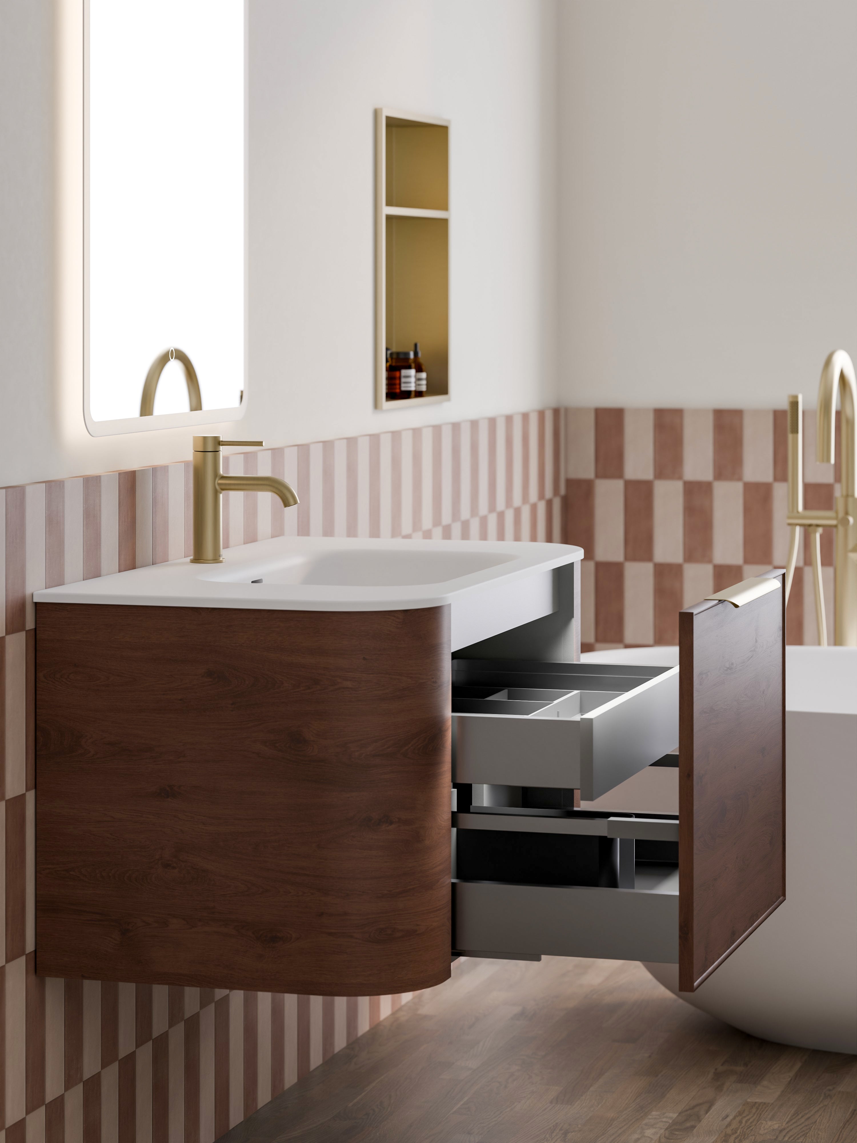 Code Nature 900 Vanity | Navarra Sink | Axel Front