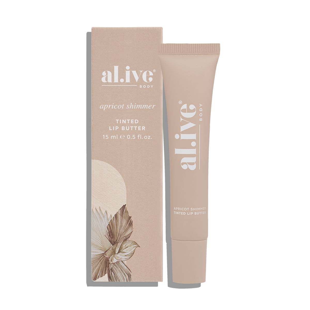 al.ive body Tinted Lip Butter Apricot Shimmer