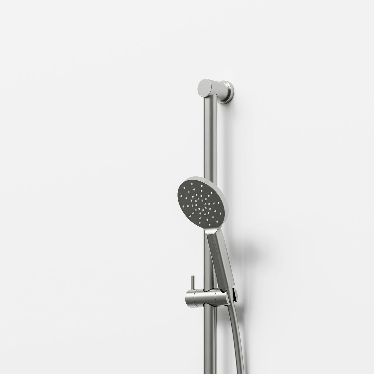 Close up of Nature Slide Shower in Brushed Nickel