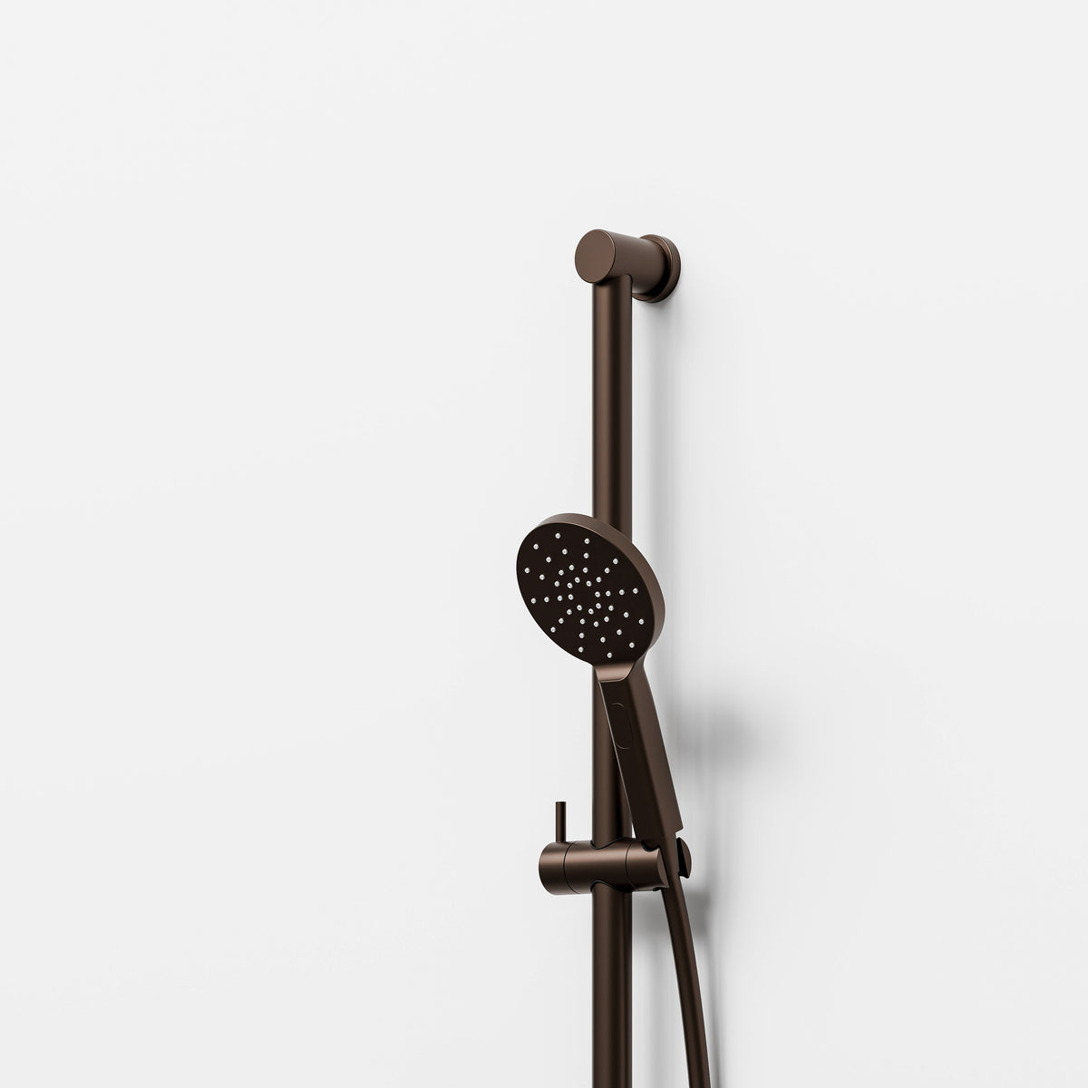 Close up of Nature Slide Shower in Brushed Bronze
