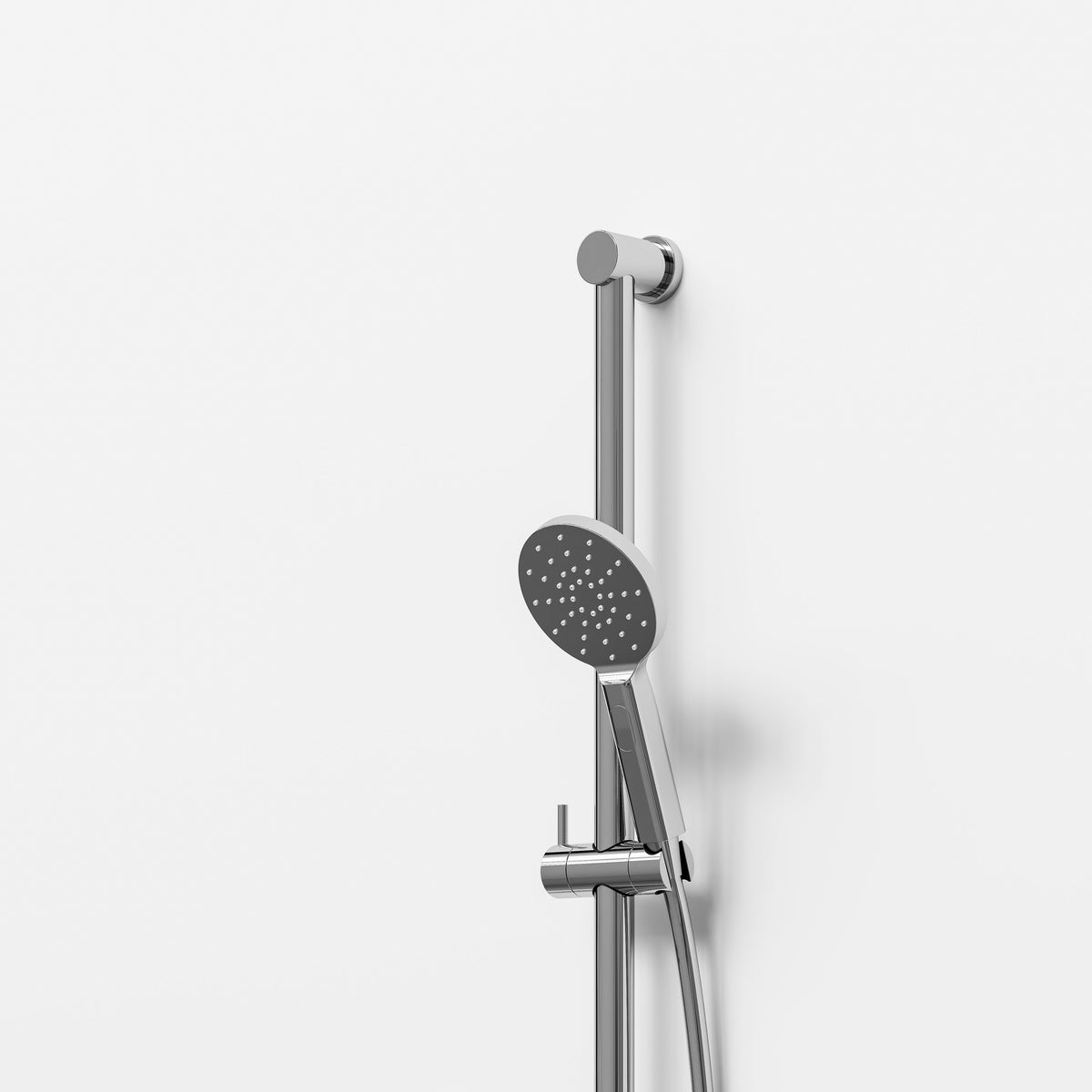 Close up of Nature Slide Shower in Chrome