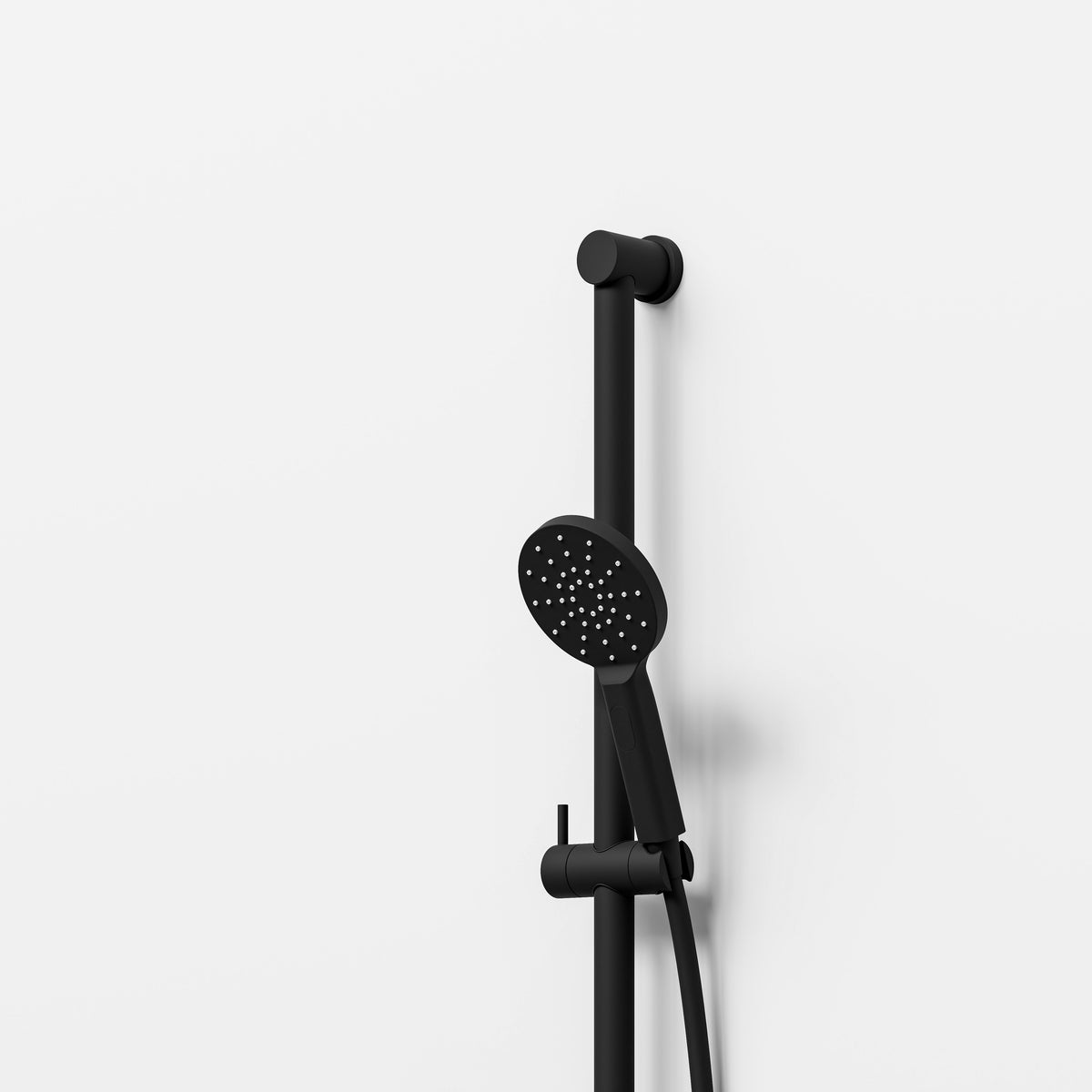 Close Up of Nature Slide Shower in Matte Black