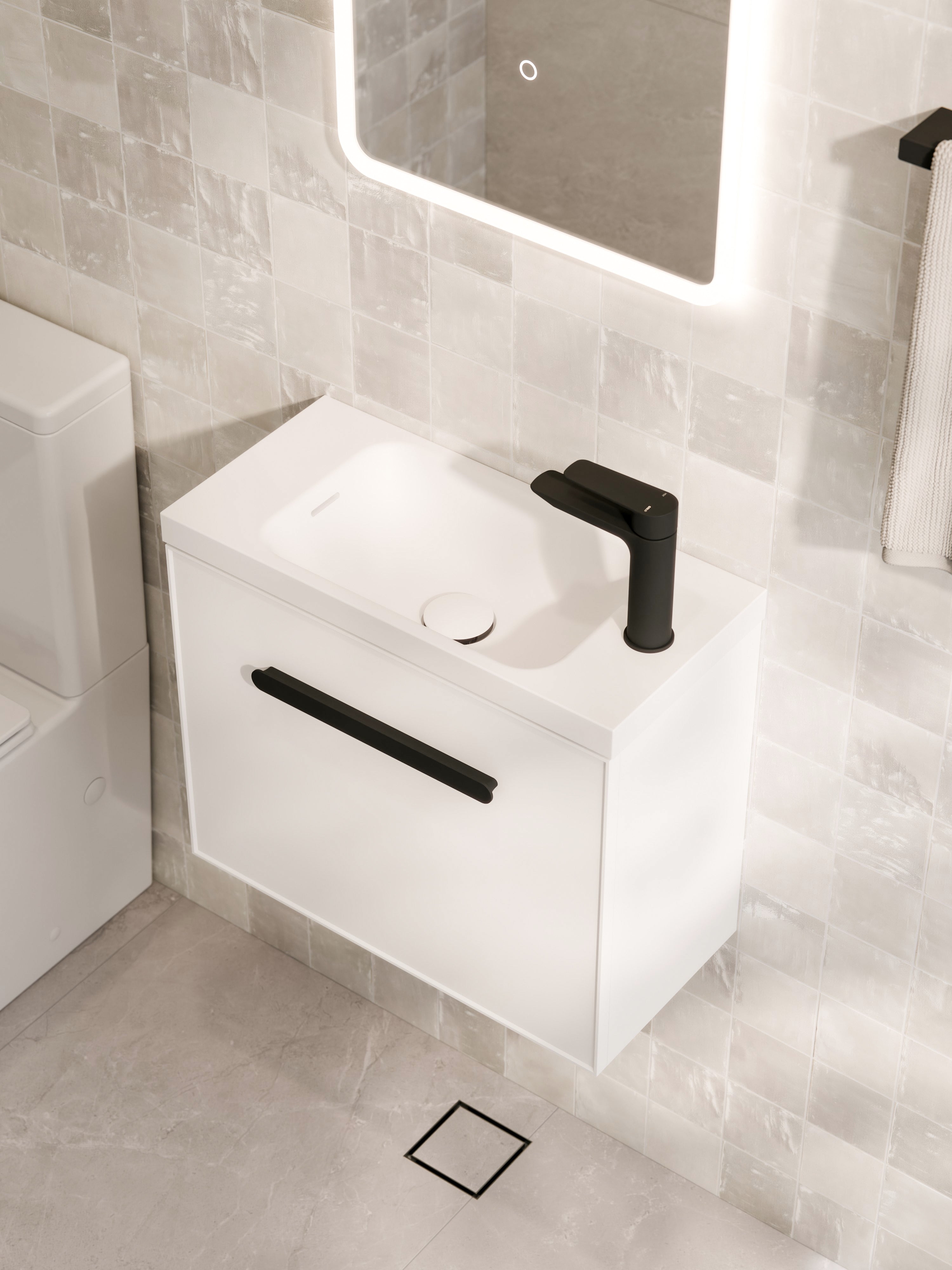 Lineare 550 WC Vanity | Wall-Hung