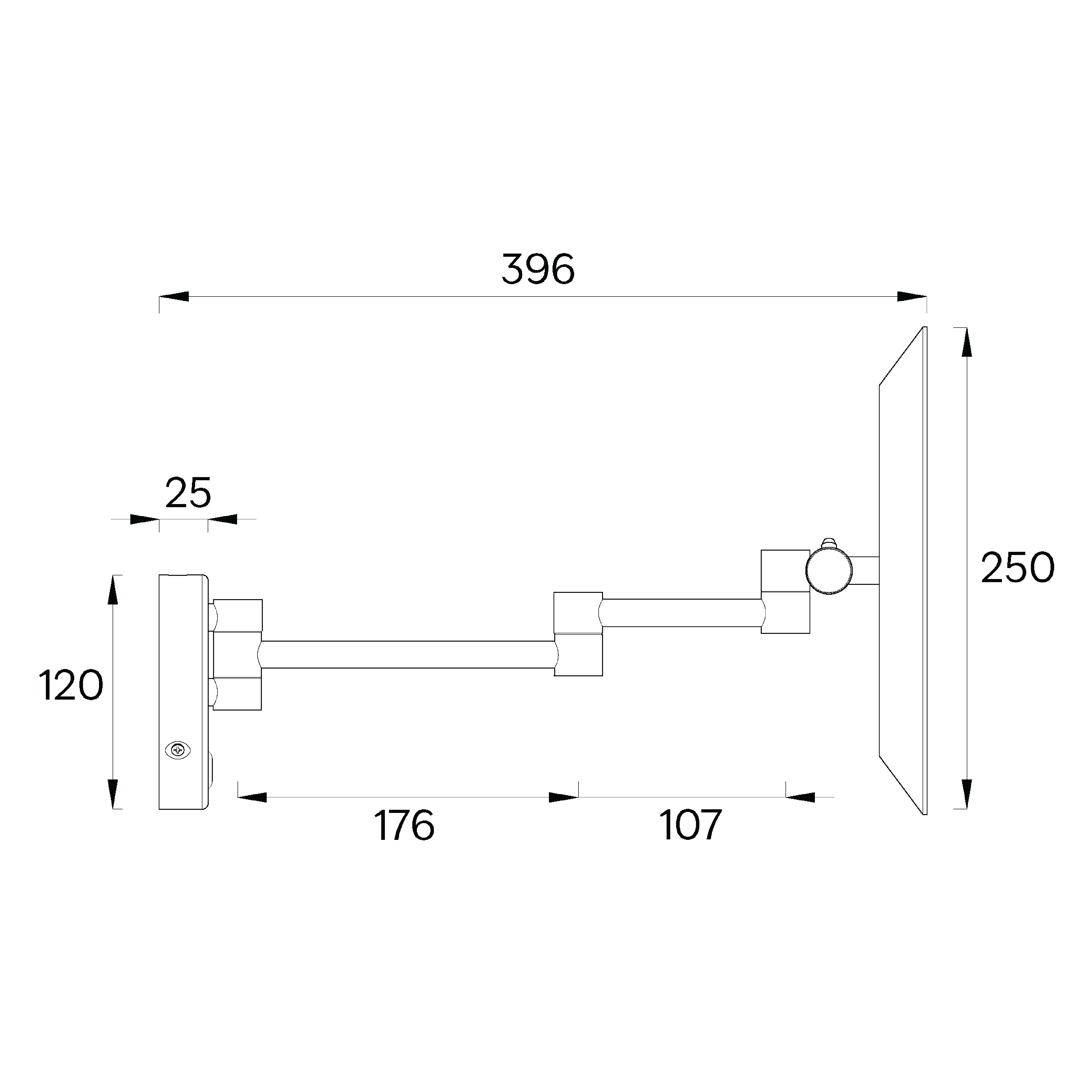 Code-Neo-LED-Makeup-Mirror-In-Chrome-Dimensions