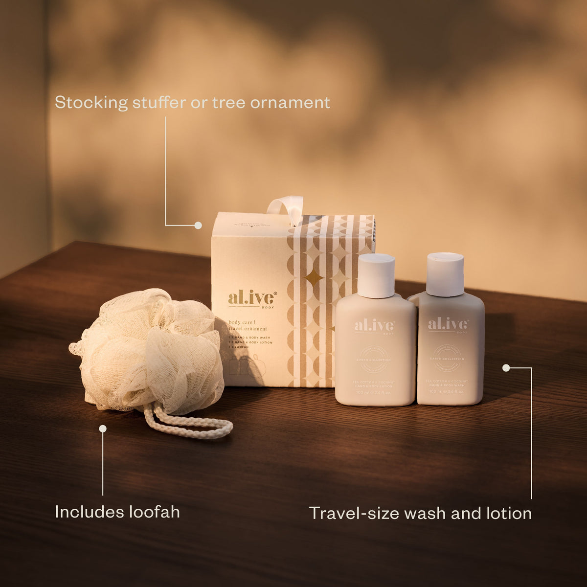 Al.ive Body Travel Ornament - Sea Cotton & Coconut