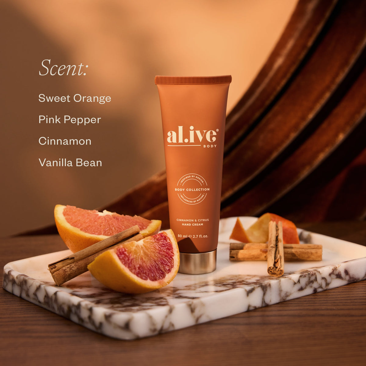 Al.ive Hand Cream Cracker - Cinnamon & Citrus