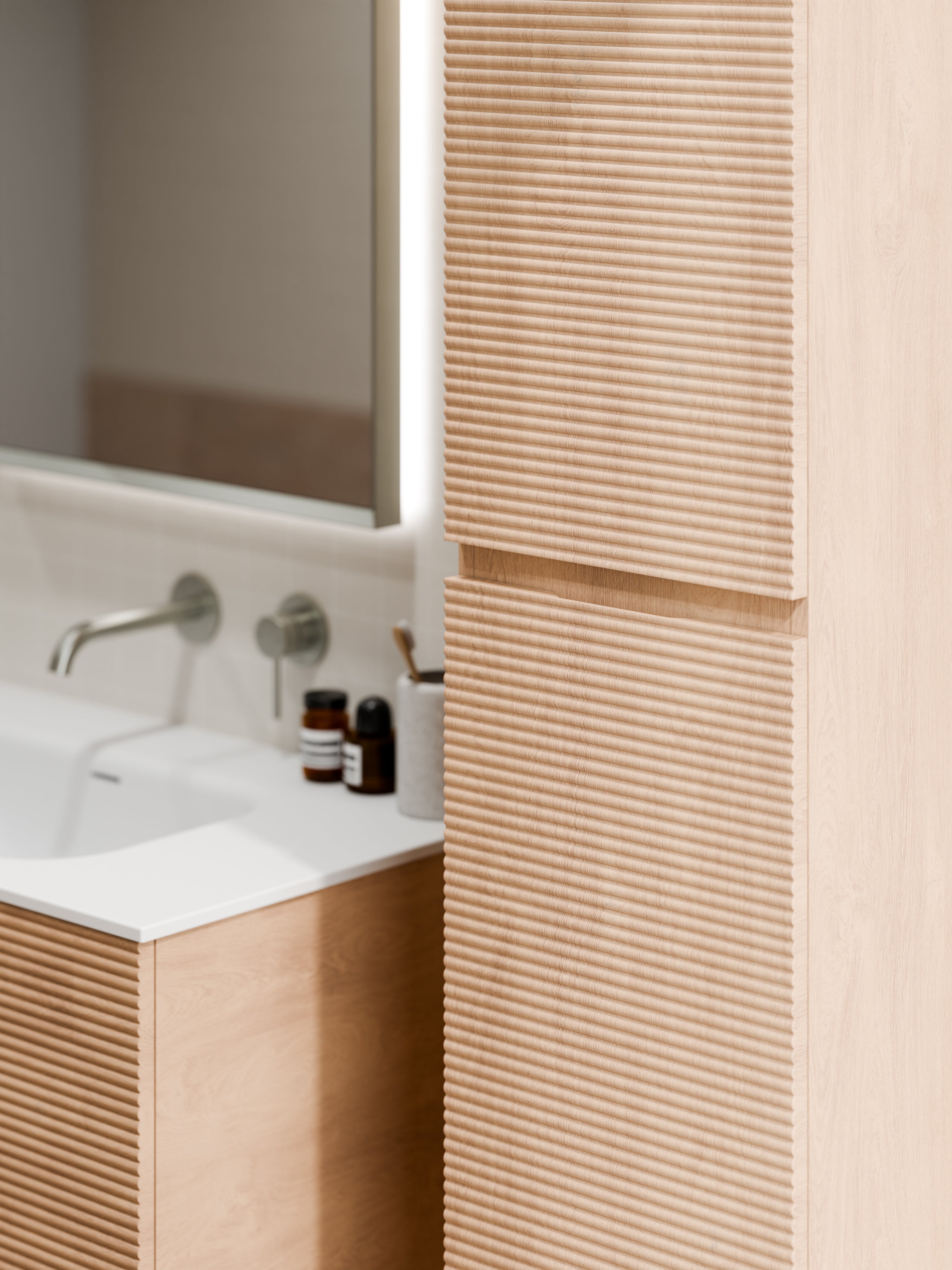 lineare-orchard-tower-cabinet-devon-oak-close-up