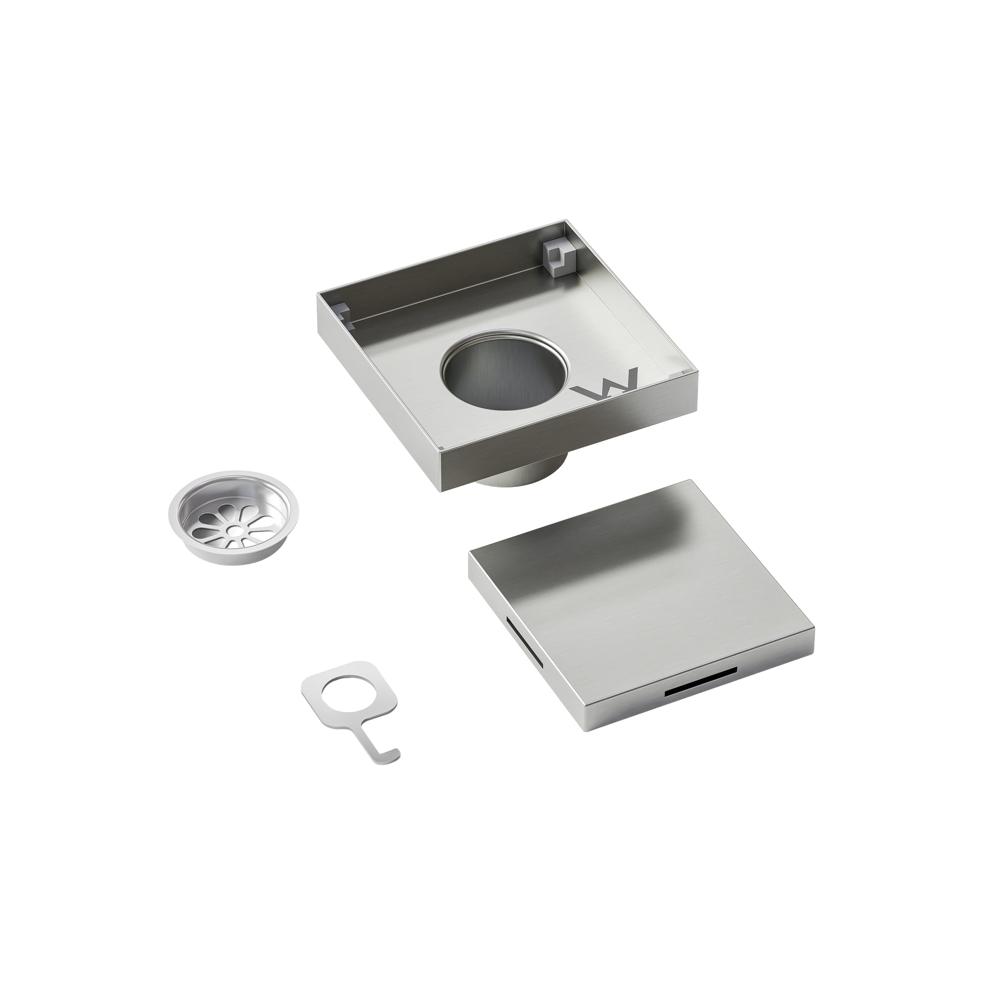 code-tile-shower-grate-kit-with-hair-filter-and-removable-key-stainless-steel