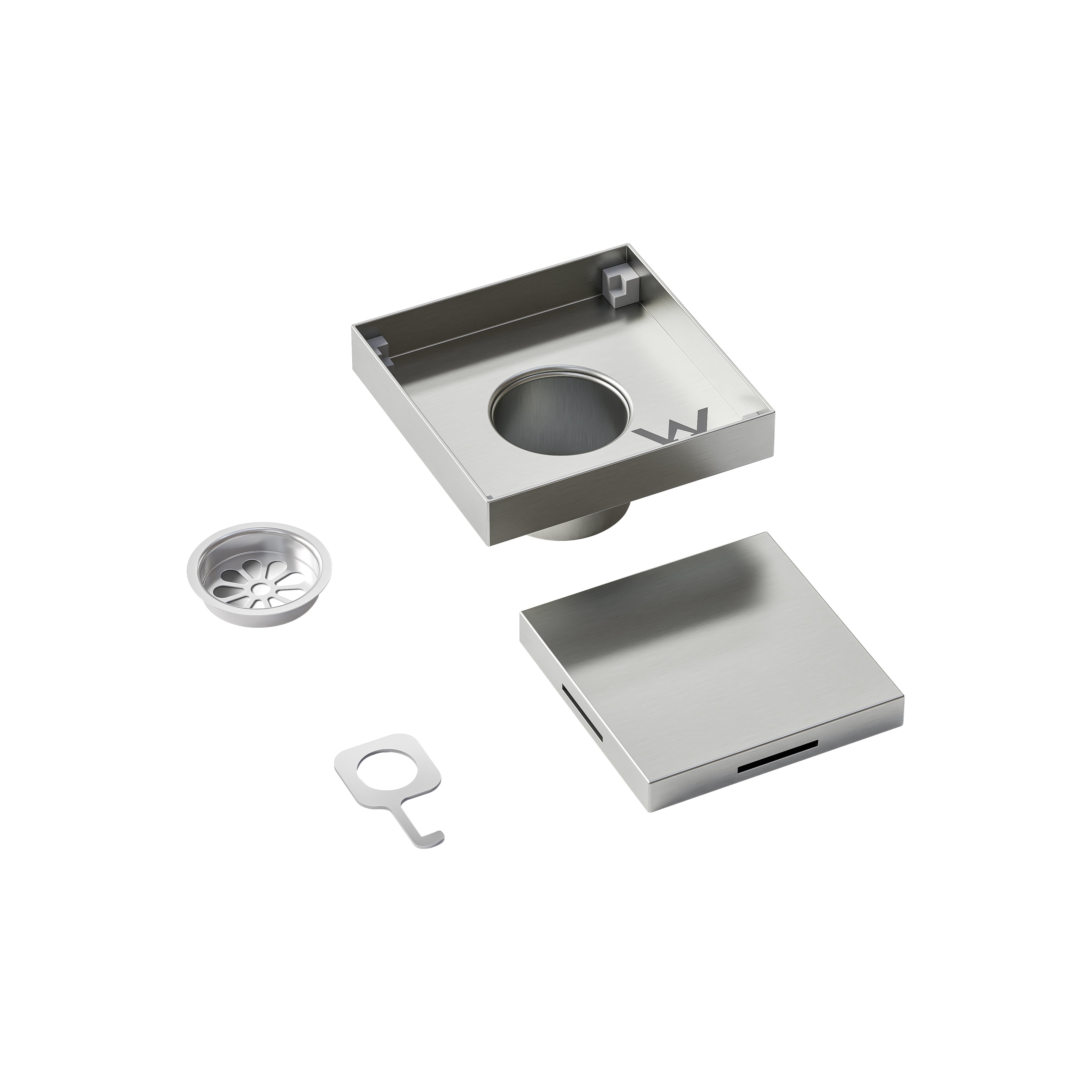 code-tile-shower-grate-kit-with-hair-filter-and-removable-key-stainless-steel