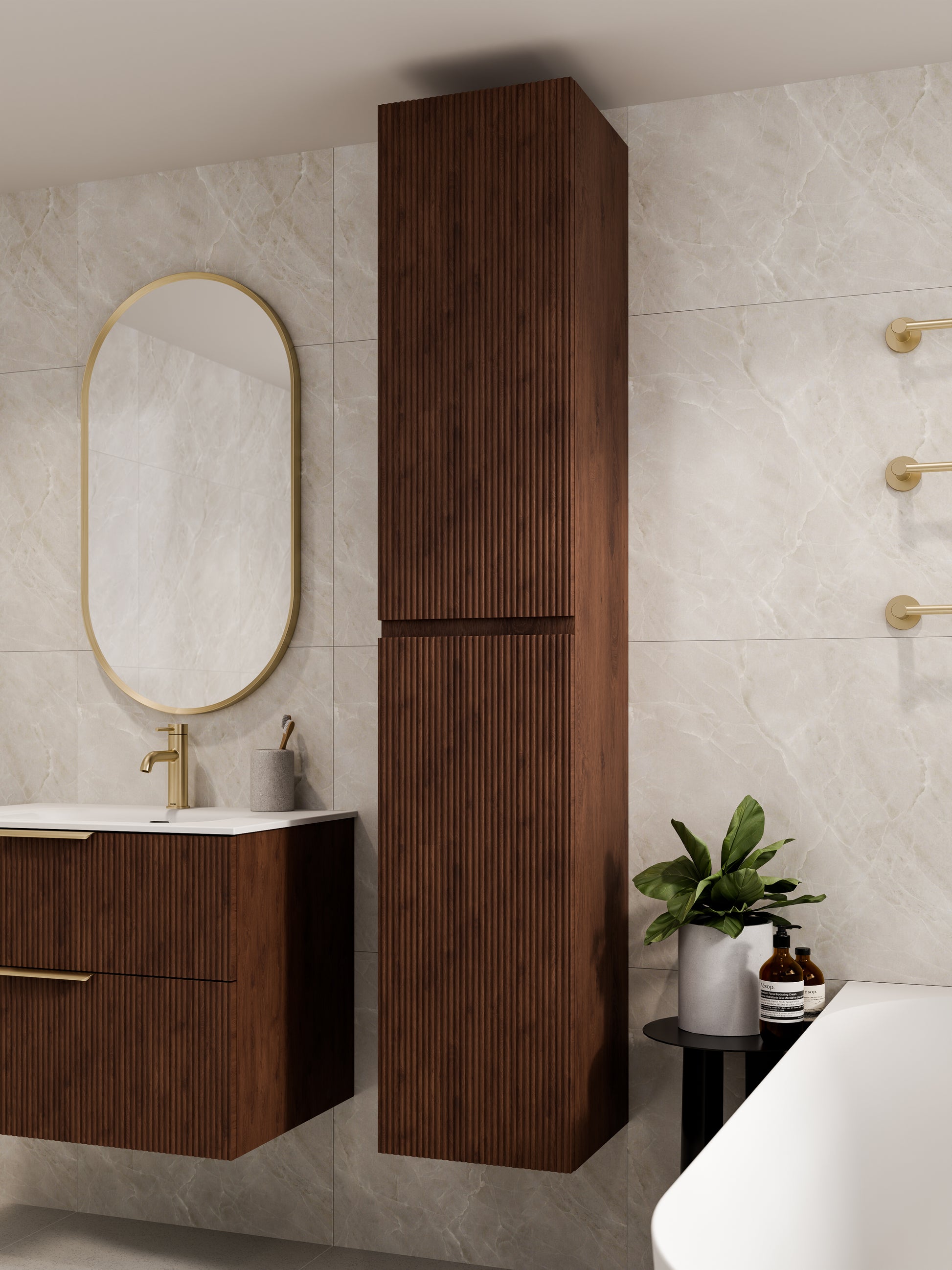 lineare-pillar-tower-cabinet-walnut