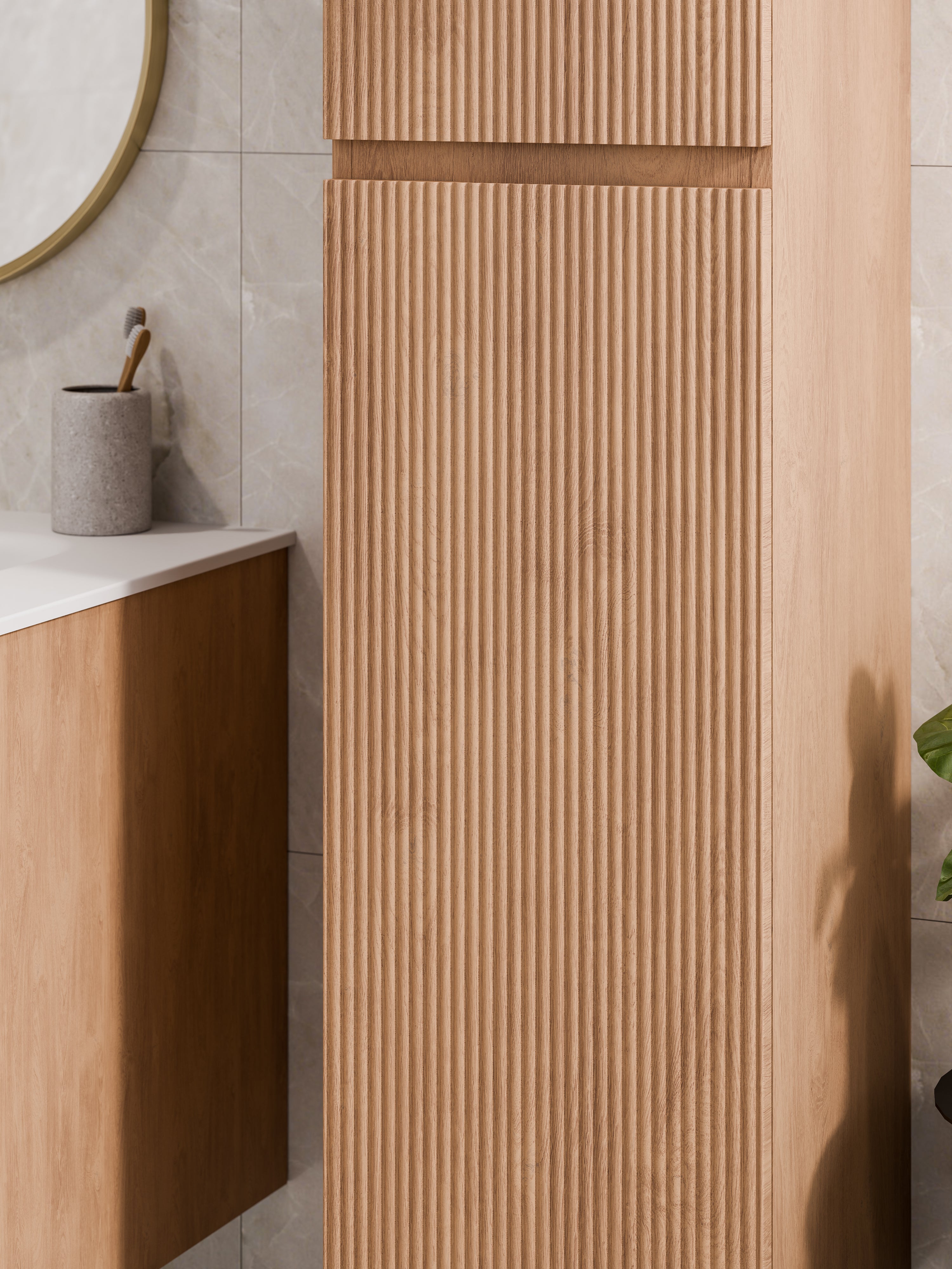 lineare-pillar-tower-cabinet-devon-oak-close-up