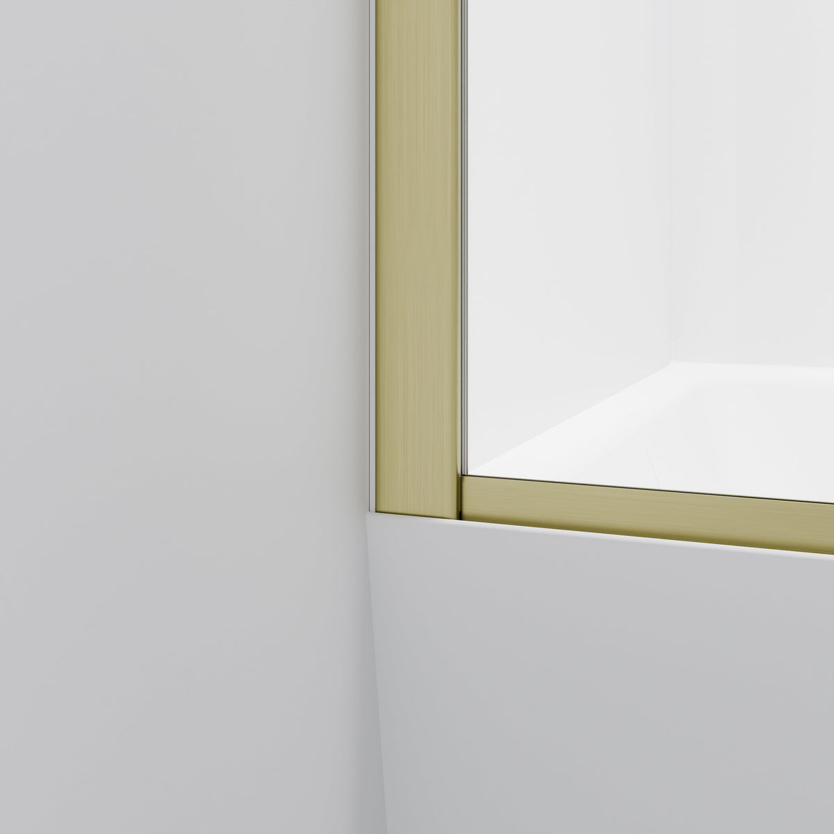 Pavia Double Panel Bath Screen | 550+450mm