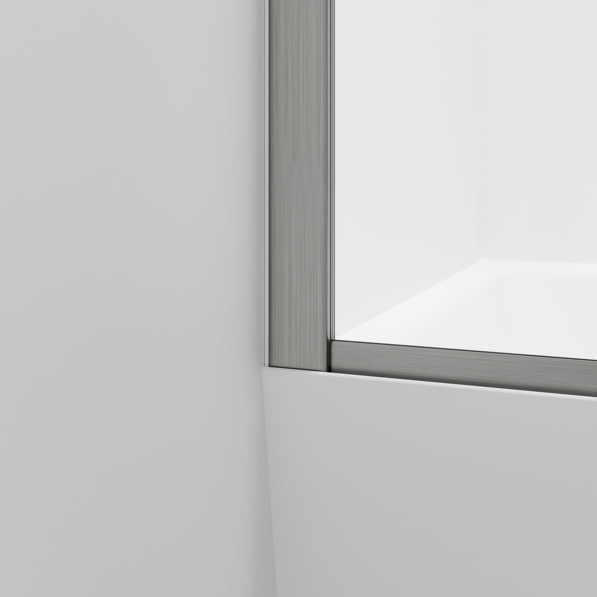 Pavia Double Panel Bath Screen | 550+450mm