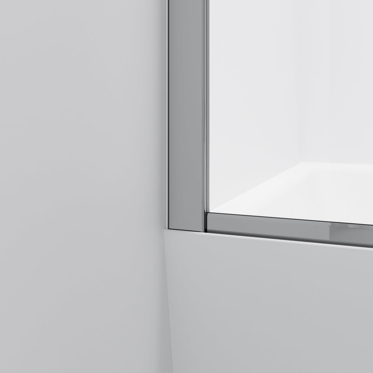 Pavia Double Panel Bath Screen | 550+450mm