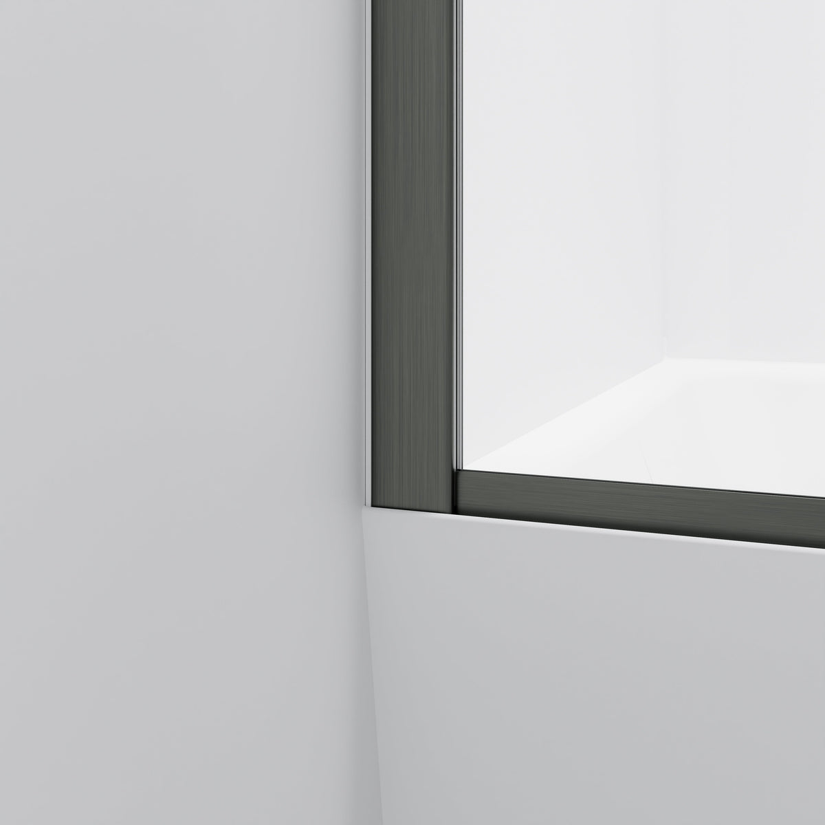 Pavia Double Panel Bath Screen | 550+450mm