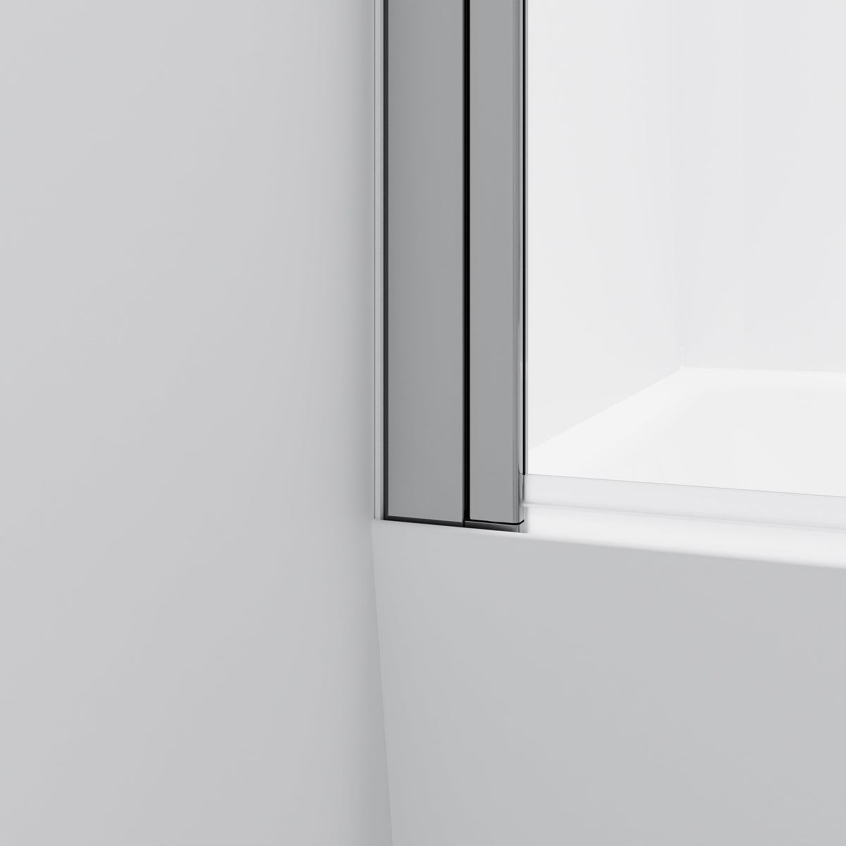 Pavia Single Bath Screen | 800mm