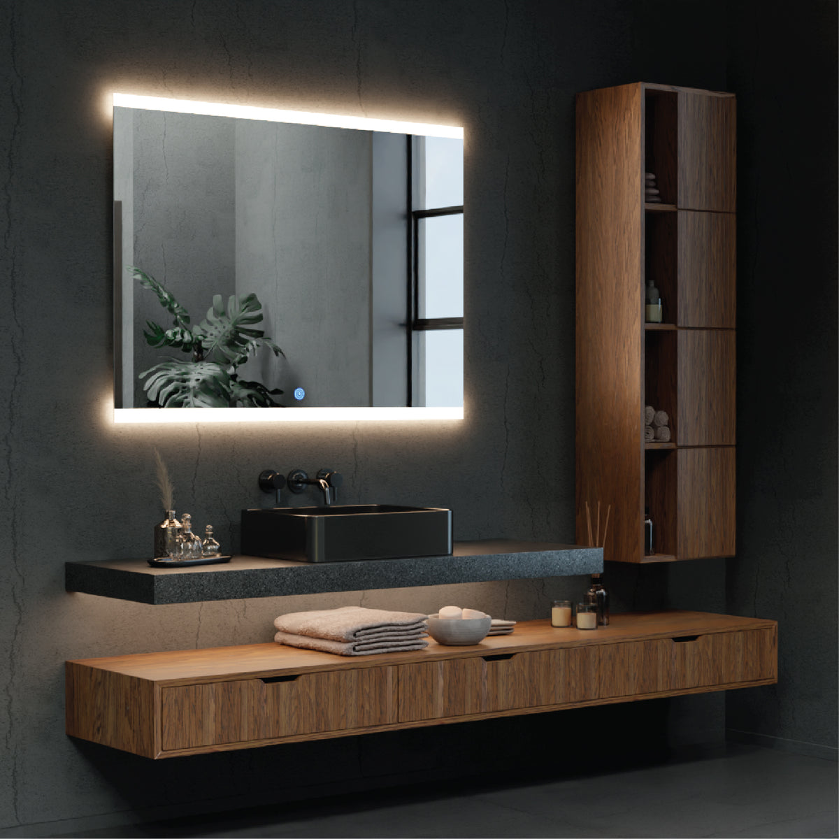 titan-rectangle-led-mirror-with-demister-1200