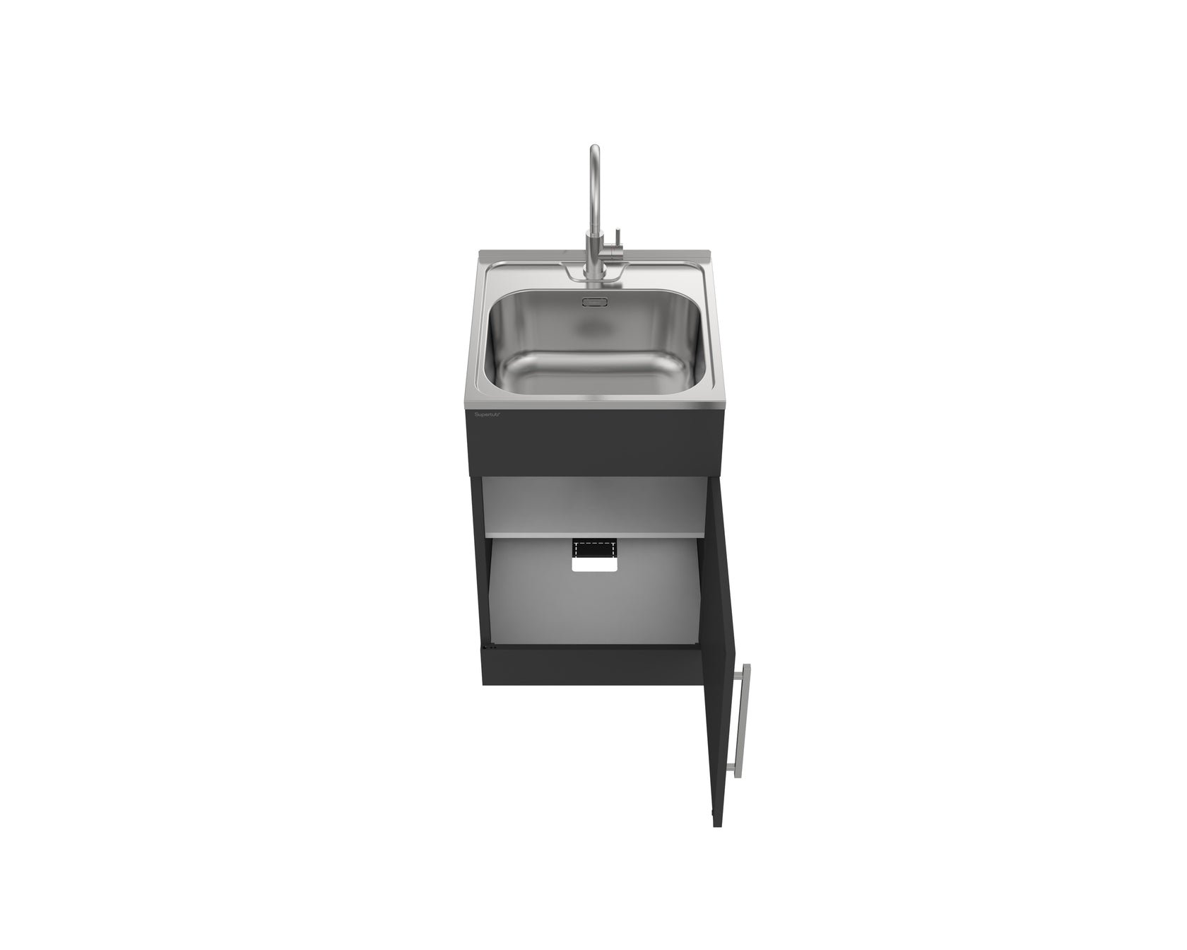 Supertub Series 4, Standard, Door Model, with S/S Lead Free Gooseneck Tap - ST3104