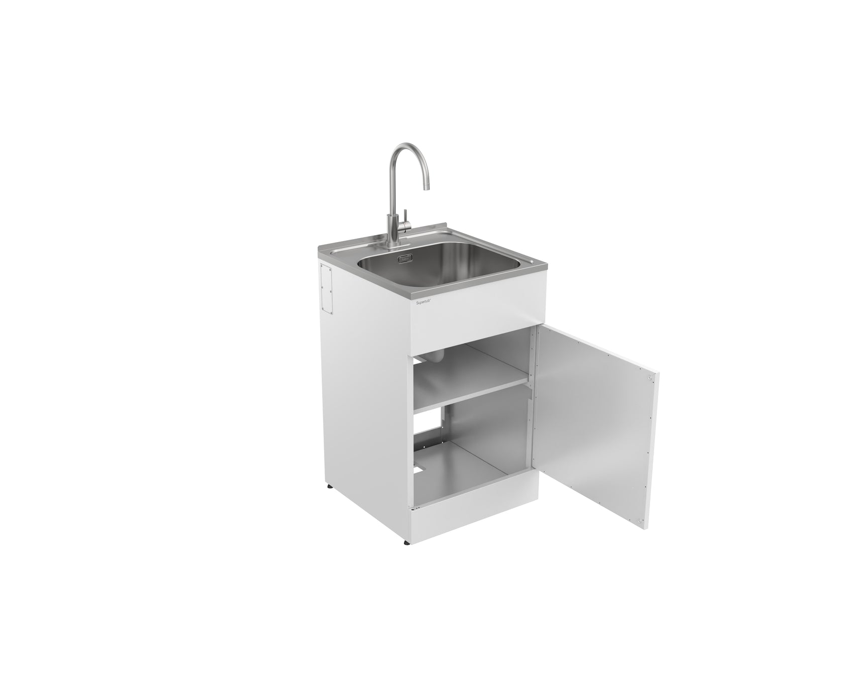 Supertub Series 4, Standard, Door Model, with S/S Lead Free Gooseneck Tap - ST3104