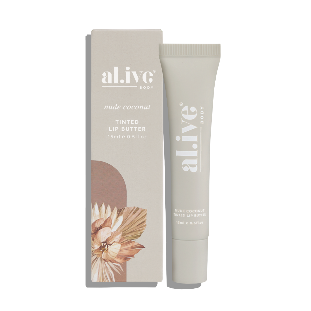 al.ive body Tinted Lip Butter Nude Coconut