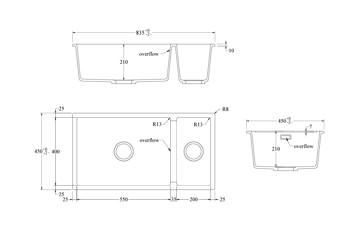 code-aura-550-double-bowl-granite-sink-spec-sheet