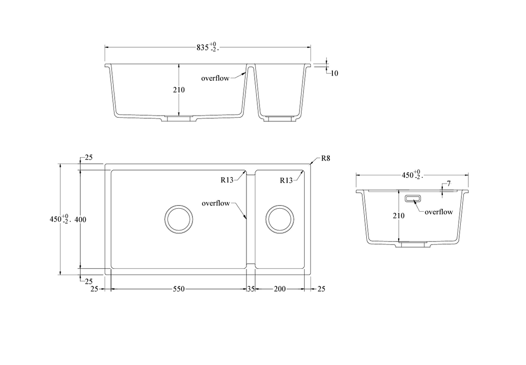 code-aura-550-double-bowl-granite-sink-spec-sheet