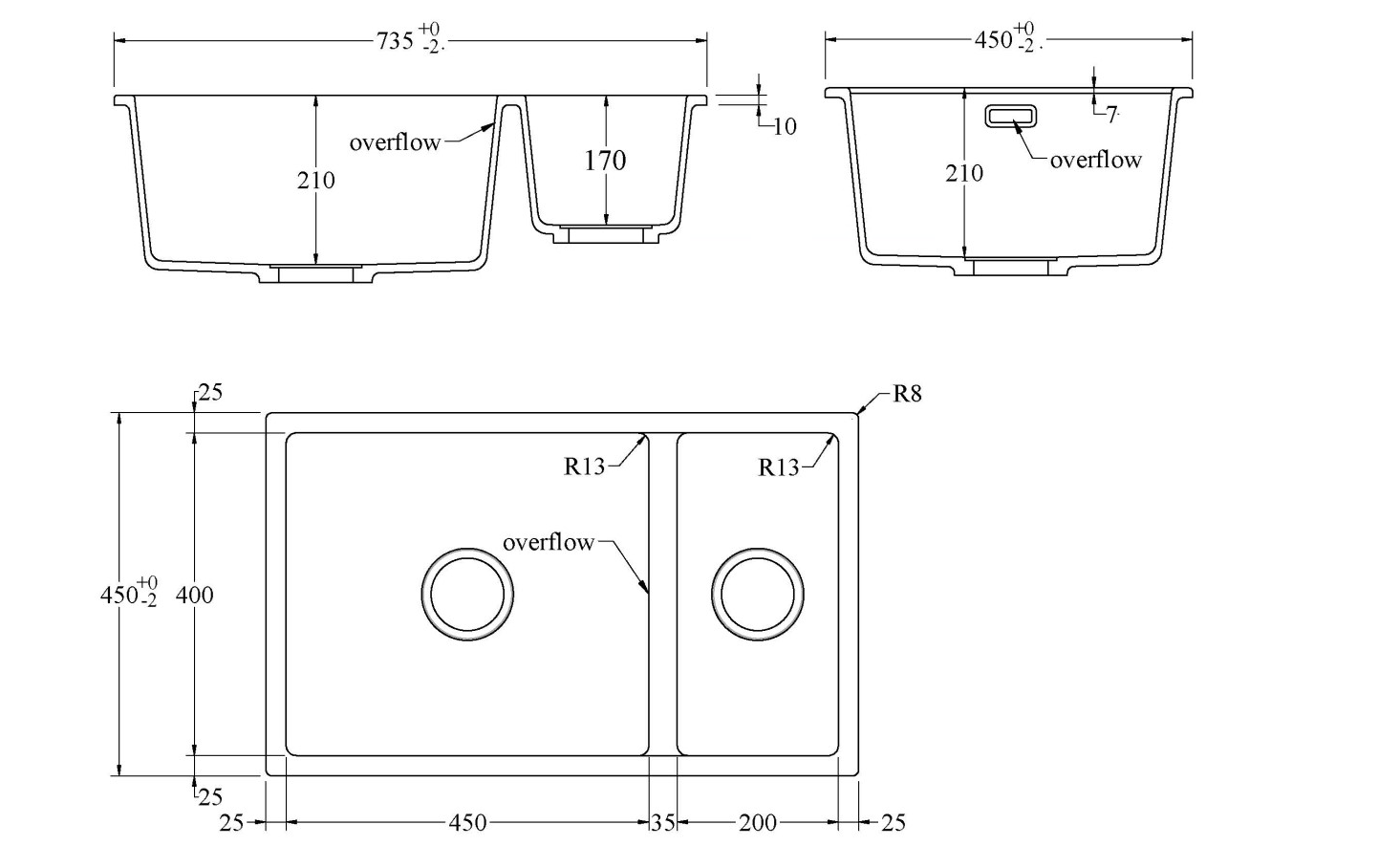 code-aura-450-double-bowl-granite-sink-spec-sheet