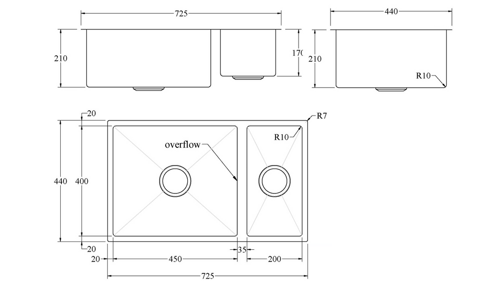 code-450-aspen-304-stainless-steel-kitchen-double-sink-spec-sheet