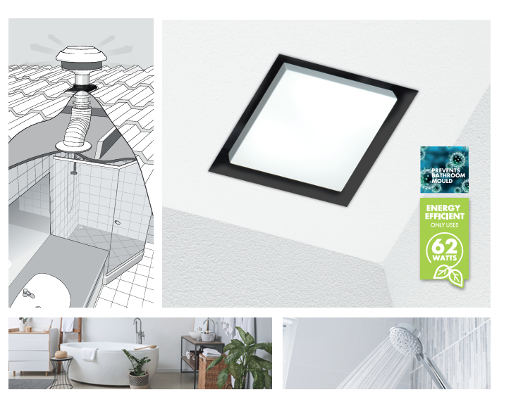 Schweigen Slient Exhaust Fan System White Brb750