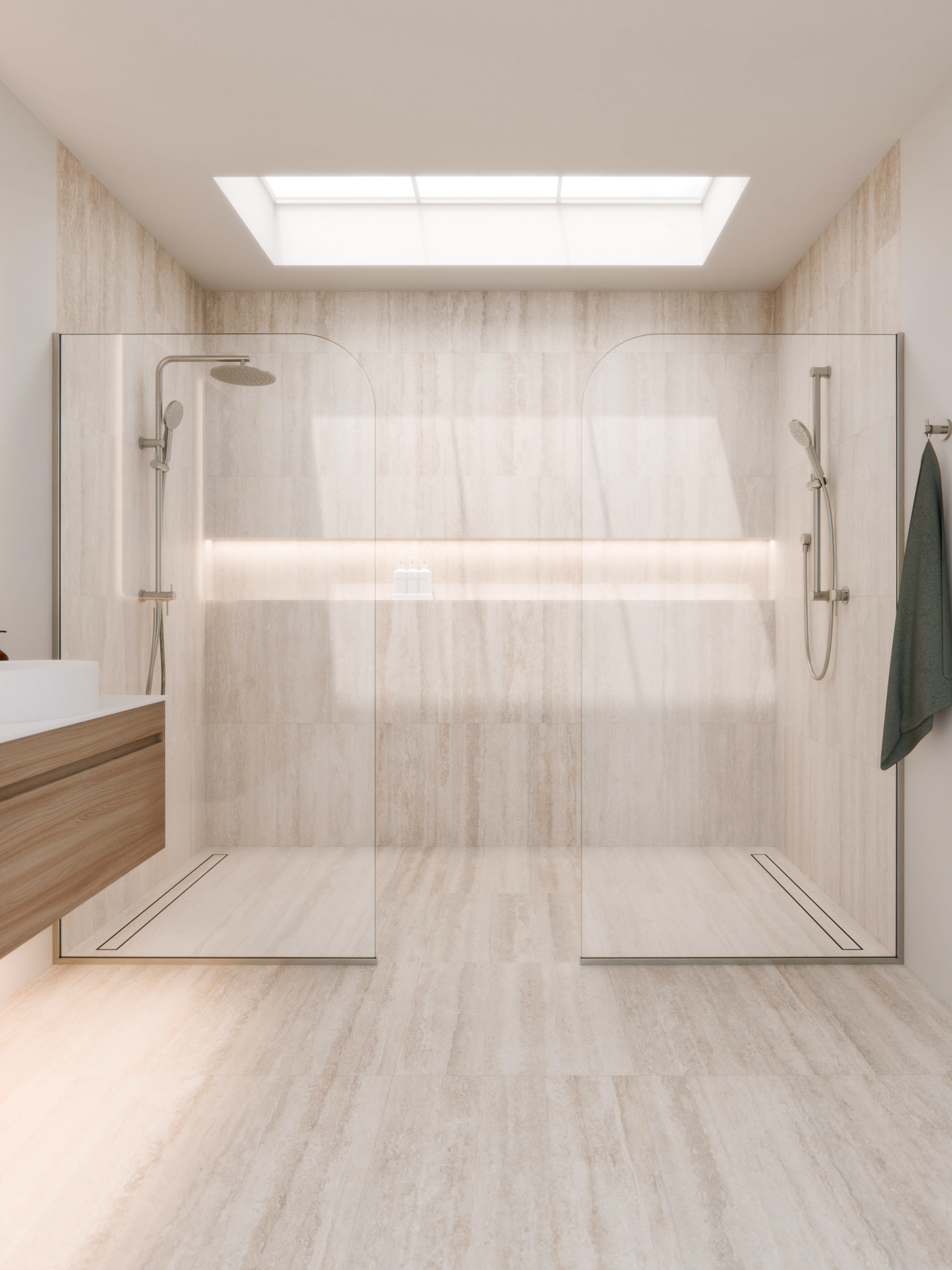 Code-Interiors-Bath-Screen-Glass-Panel-1050-Setting-Brushed-Nickel