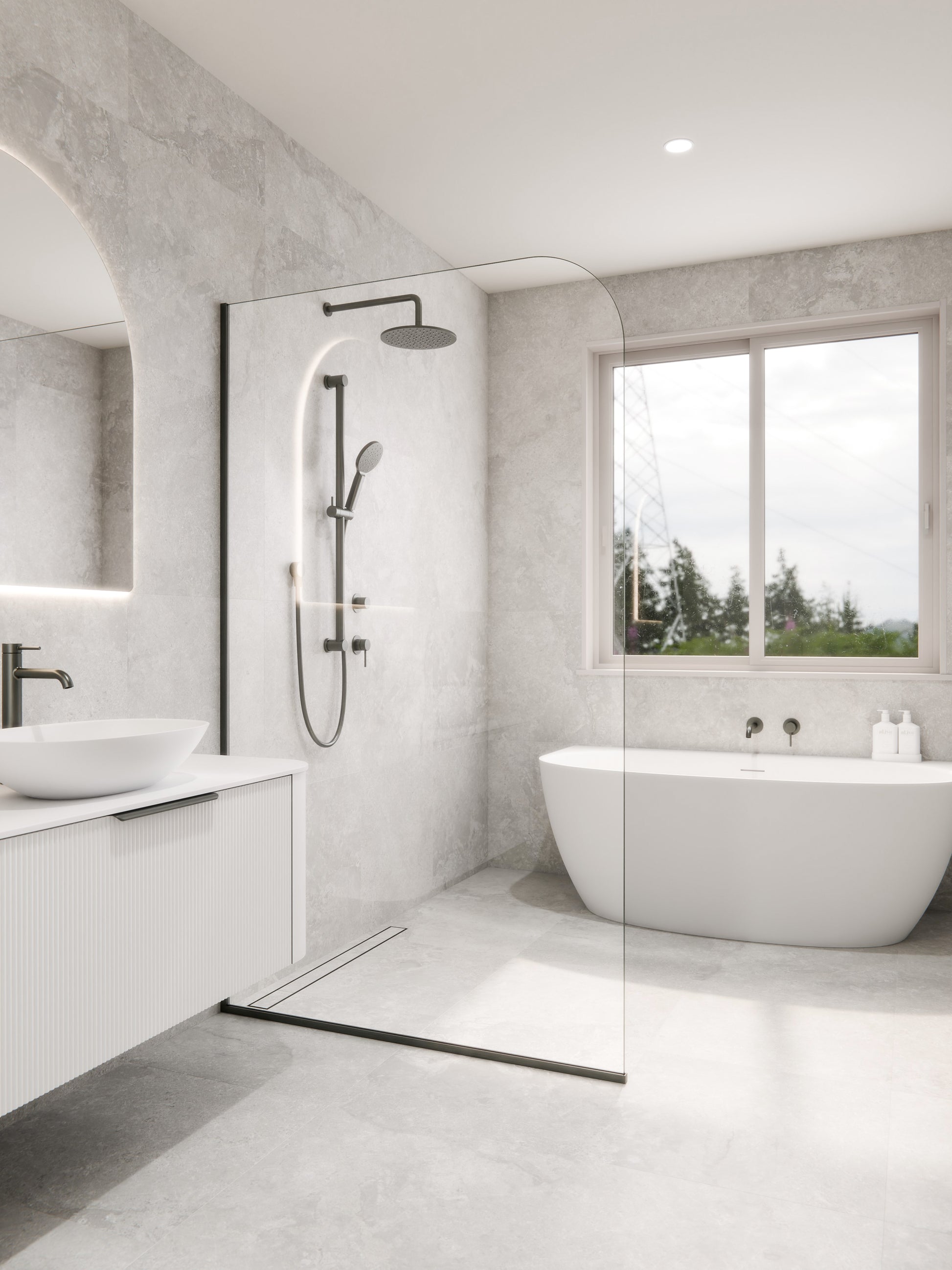 Code-Interiors-Shower-Screen-Glass-Panel-1200-Setting-Gunmetal