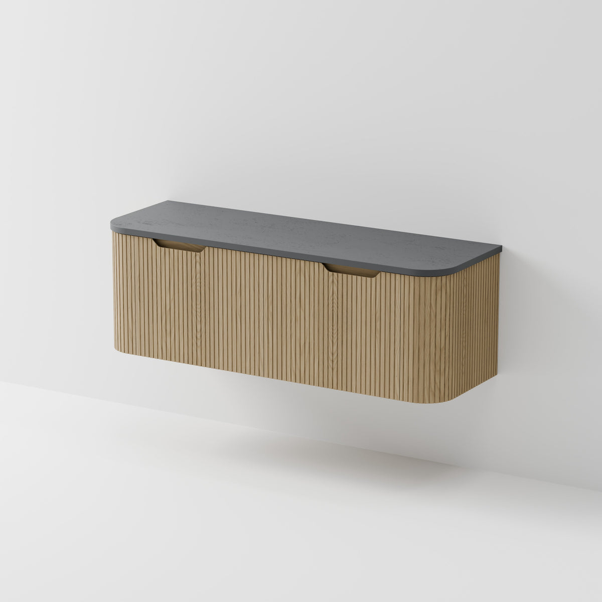 Sora 1500DB Vanity | Concrete Slab Top