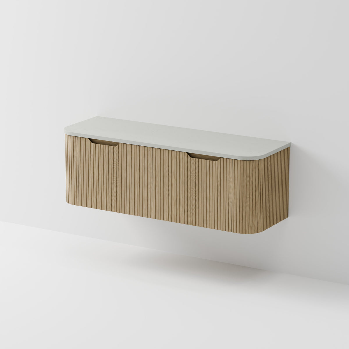 Sora 1500DB Vanity | Concrete Slab Top