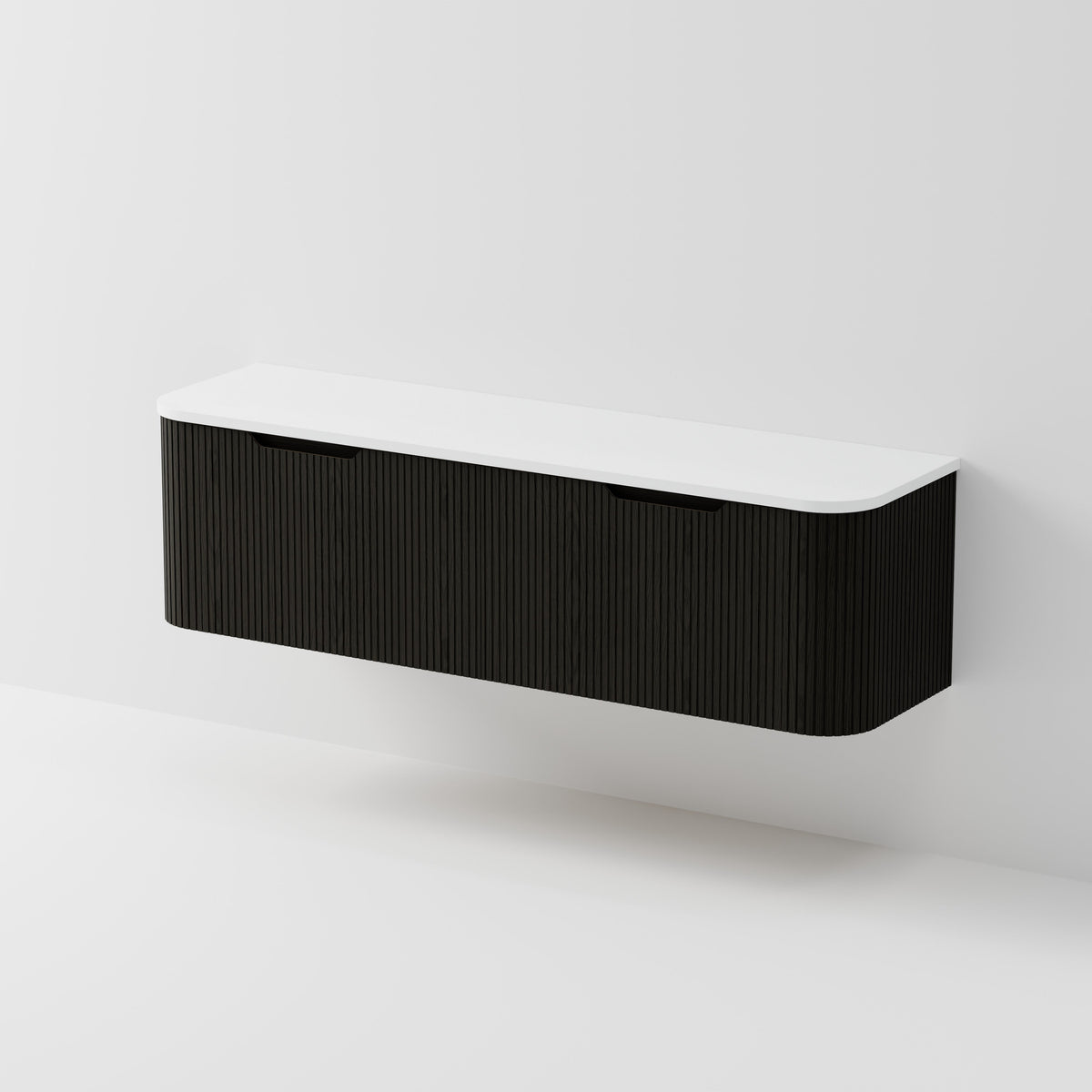 Sora 1800DB Vanity | Concrete Slab Top