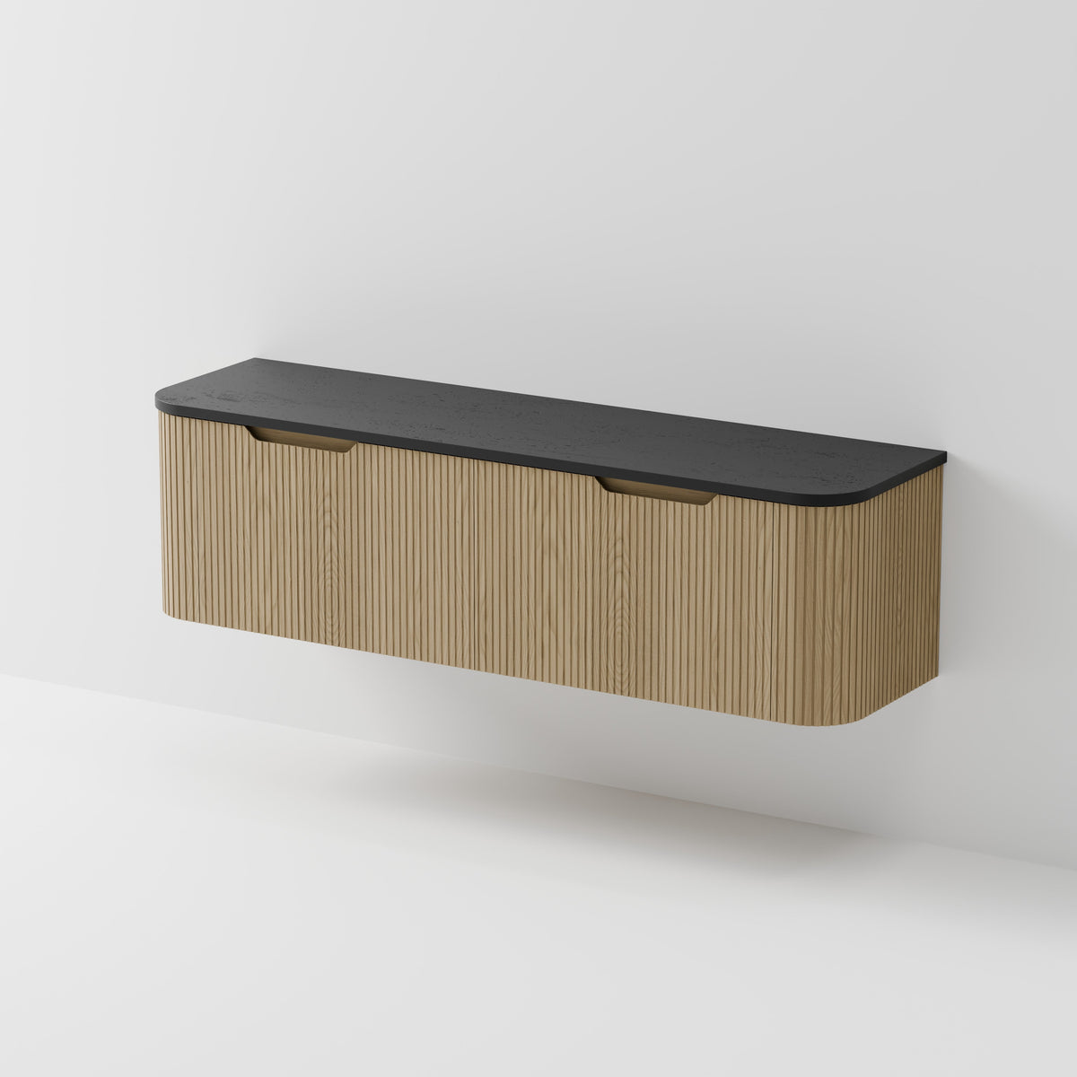 Sora 1800DB Vanity | Concrete Slab Top