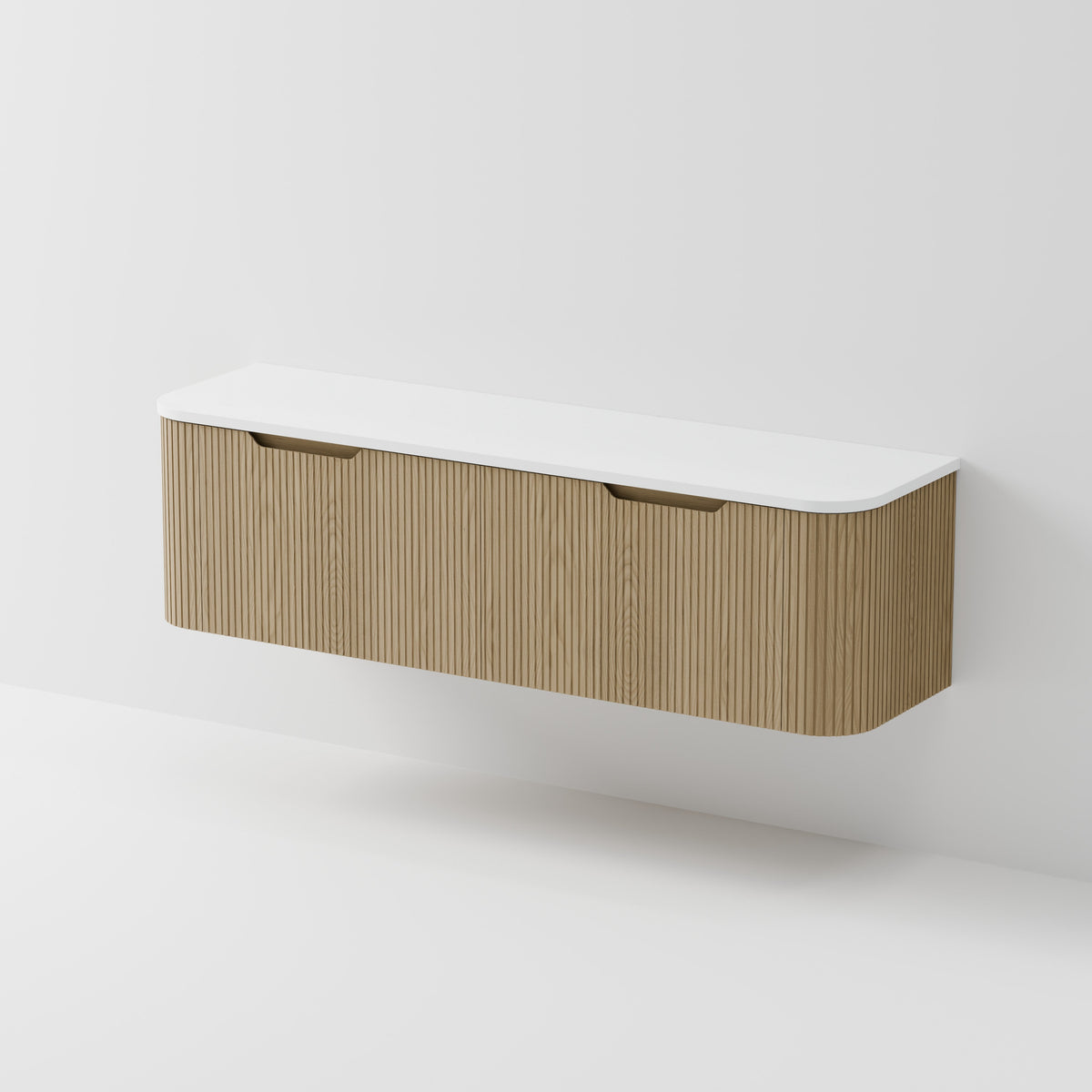 Sora 1800DB Vanity | Concrete Slab Top