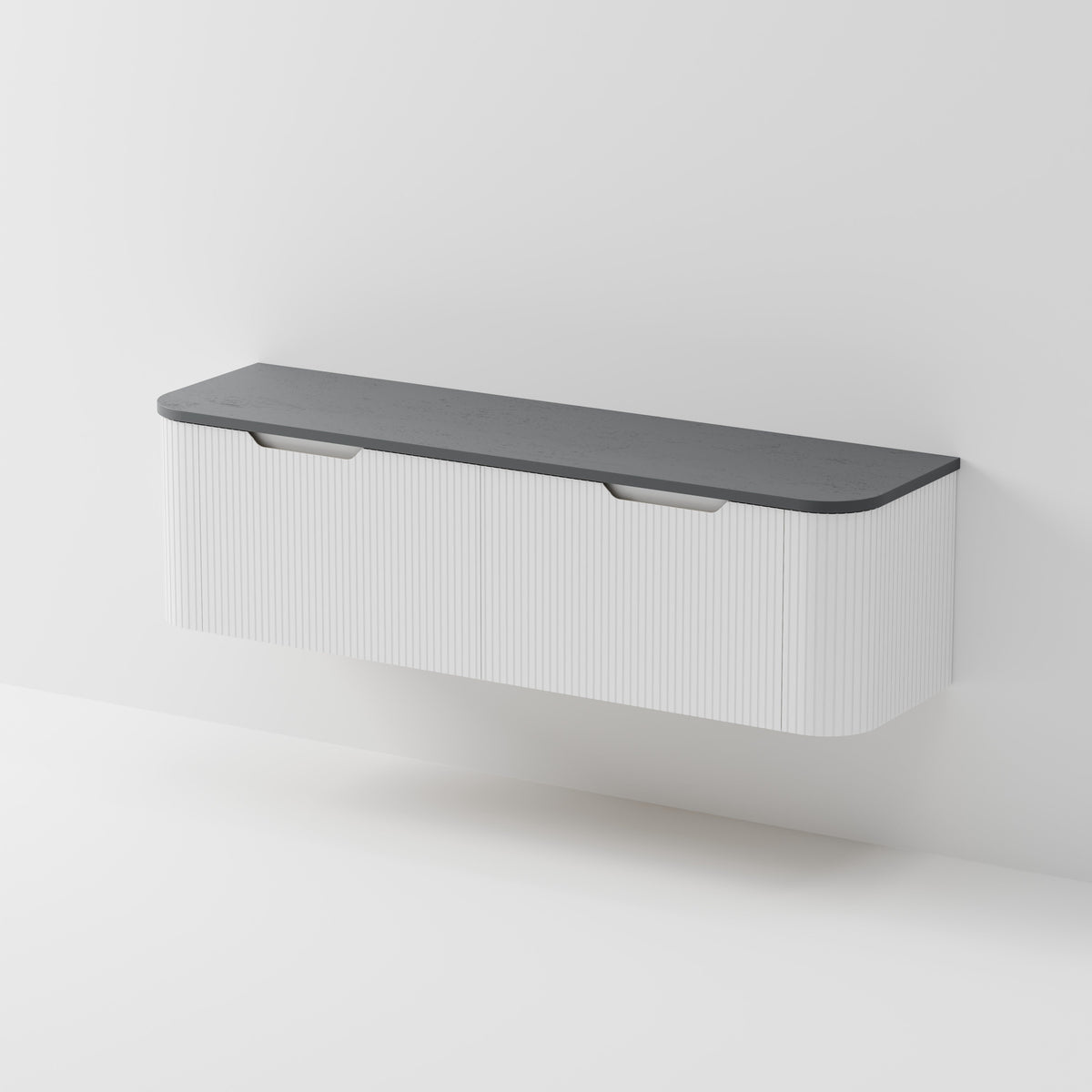 Sora 1800DB Vanity | Concrete Slab Top
