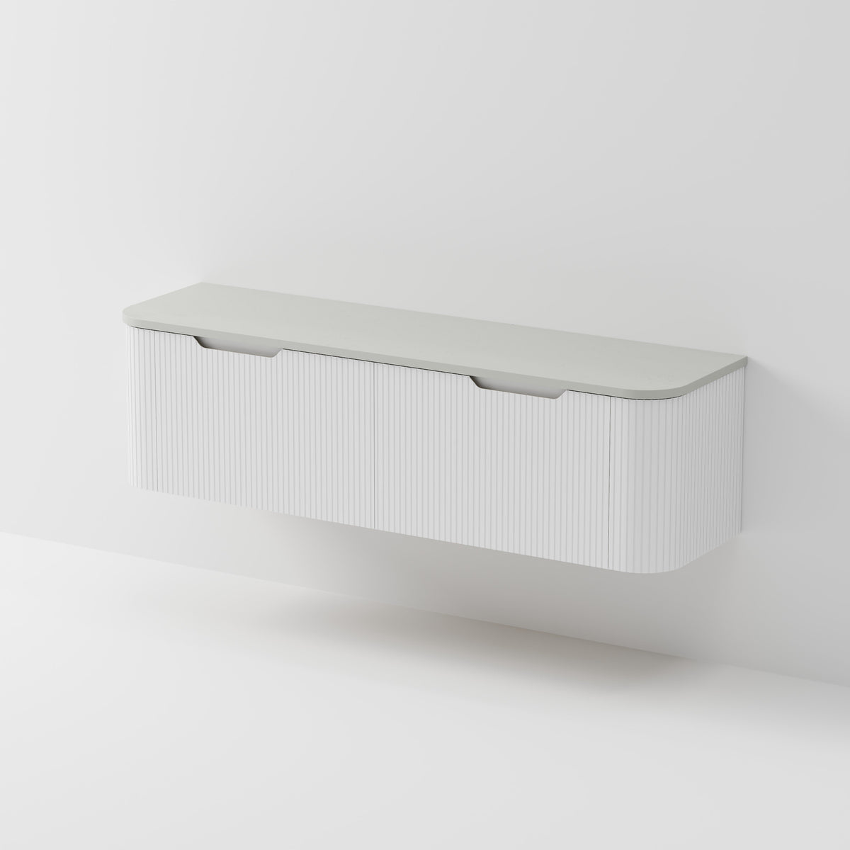 Sora 1800DB Vanity | Concrete Slab Top