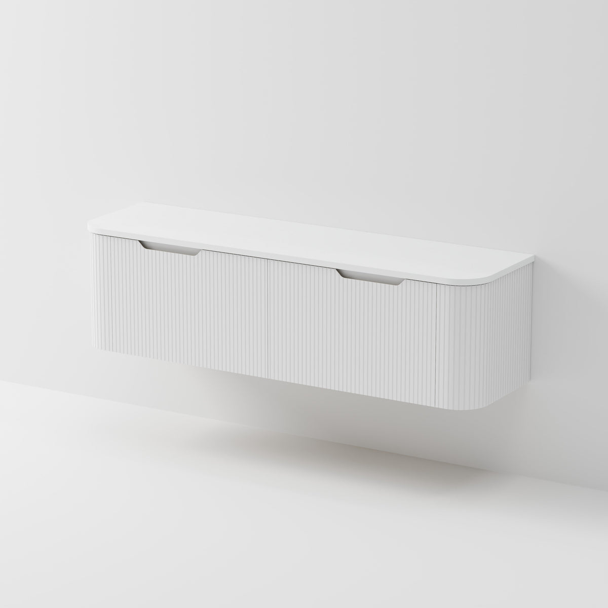 Sora 1800DB Vanity | Concrete Slab Top