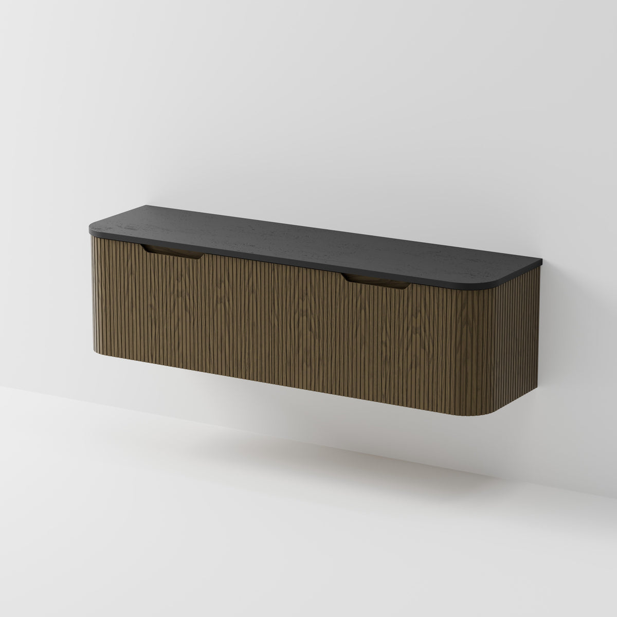 Sora 1800DB Vanity | Concrete Slab Top