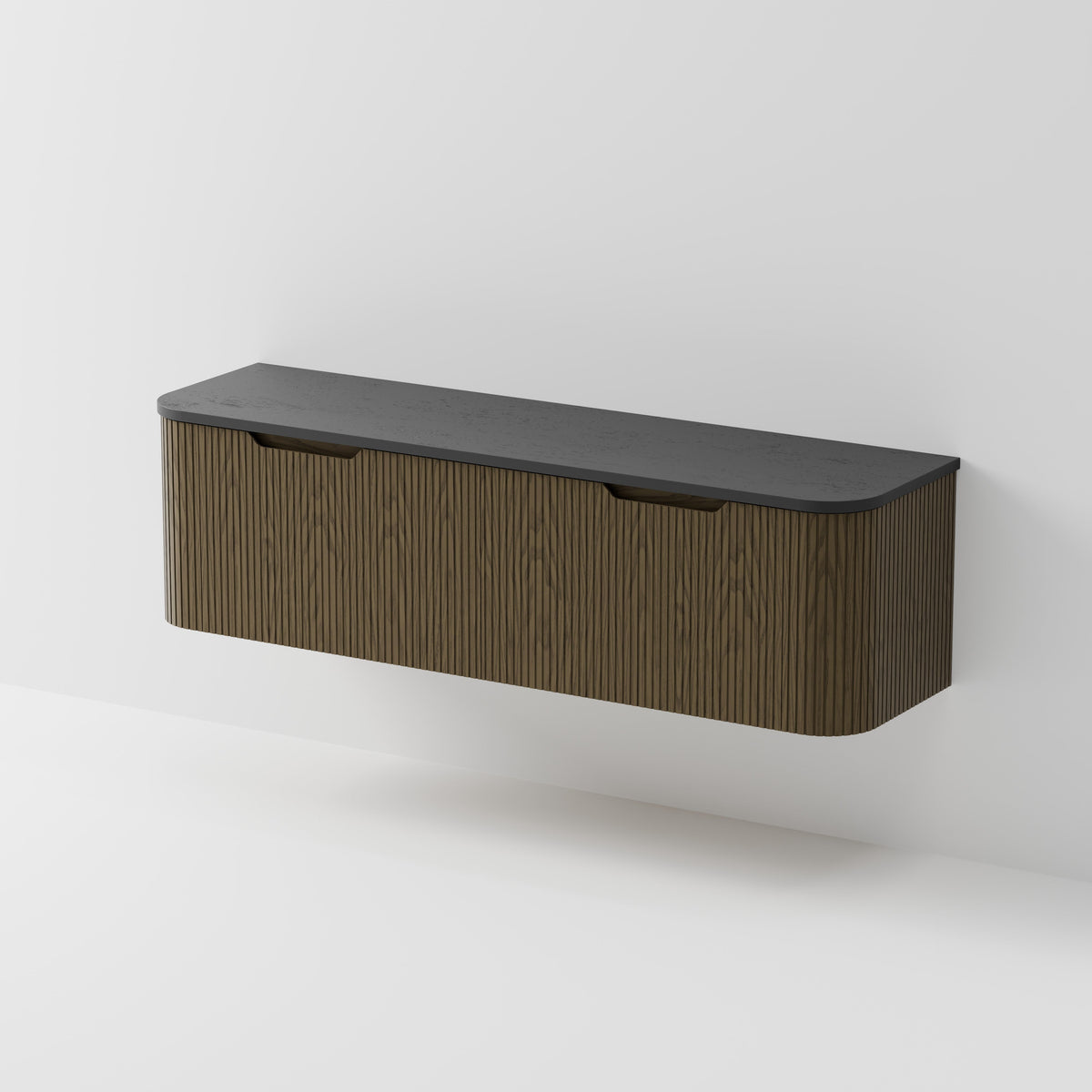 Sora 1800DB Vanity | Concrete Slab Top