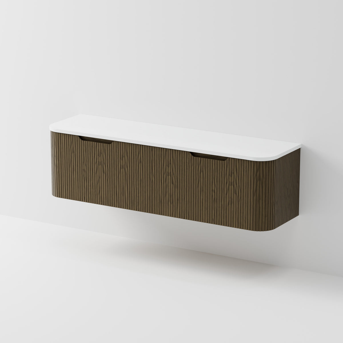 Sora 1800DB Vanity | Concrete Slab Top