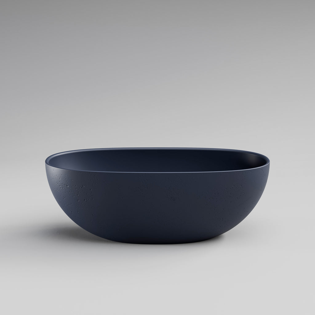 Code-Cove-Concrete-Freestanding-Bath-Tub-In-Blue-Side-view