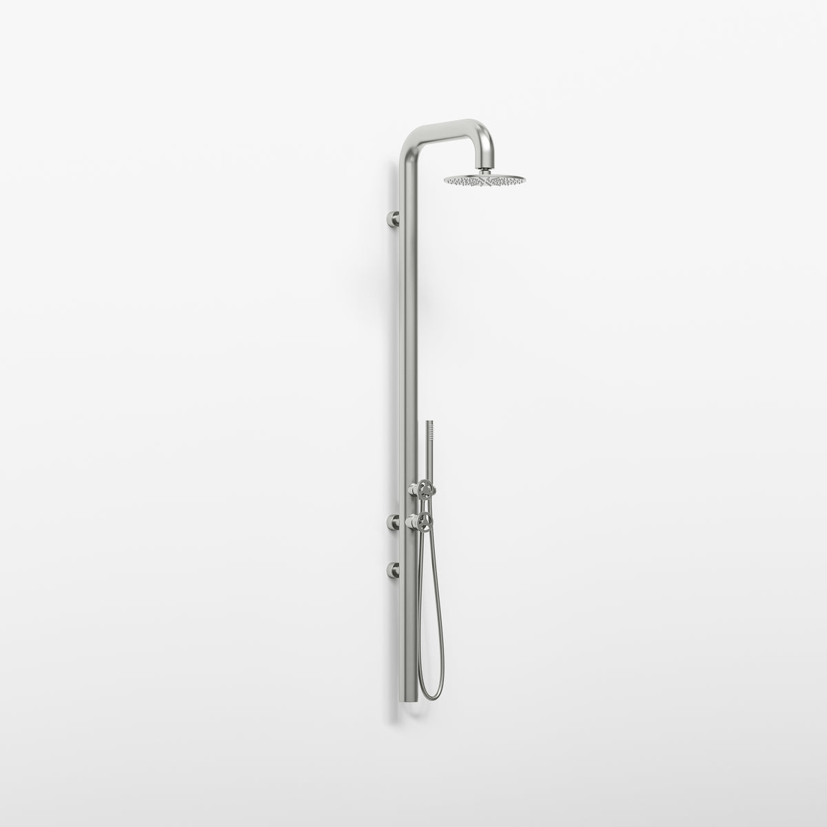 Code Tasman Outdoor Wall Shower With Mixer & Hand Shower