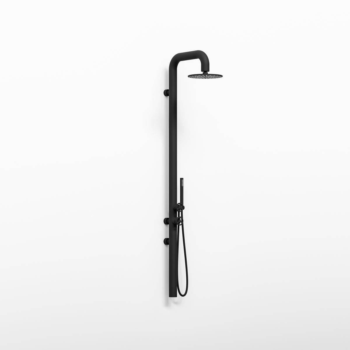 Code Tasman Outdoor Wall Shower With Mixer & Hand Shower