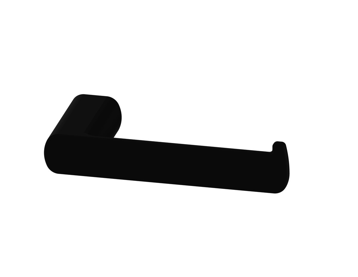 Greens Zeia Toilet Roll Holder - Matte Black