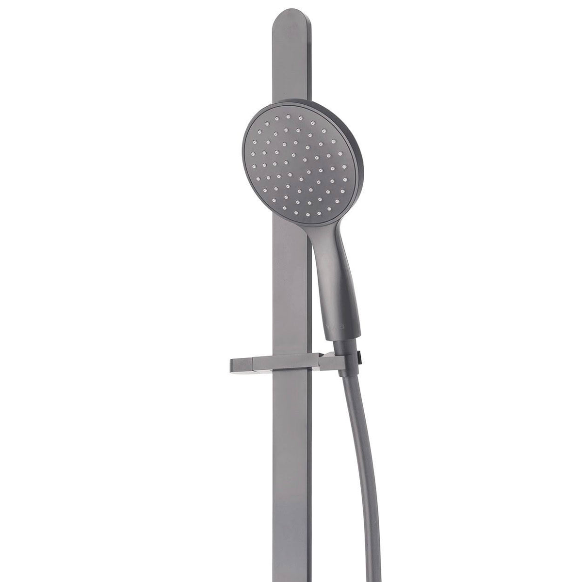 Voda Eclipse 1 Function Slide Shower Round Brushed Gunmetal