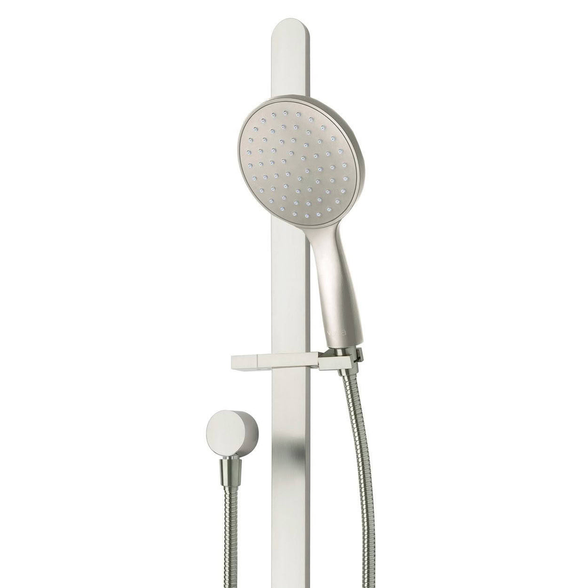 Voda Eclipse 1 Function Slide Shower Round Brushed Nickel