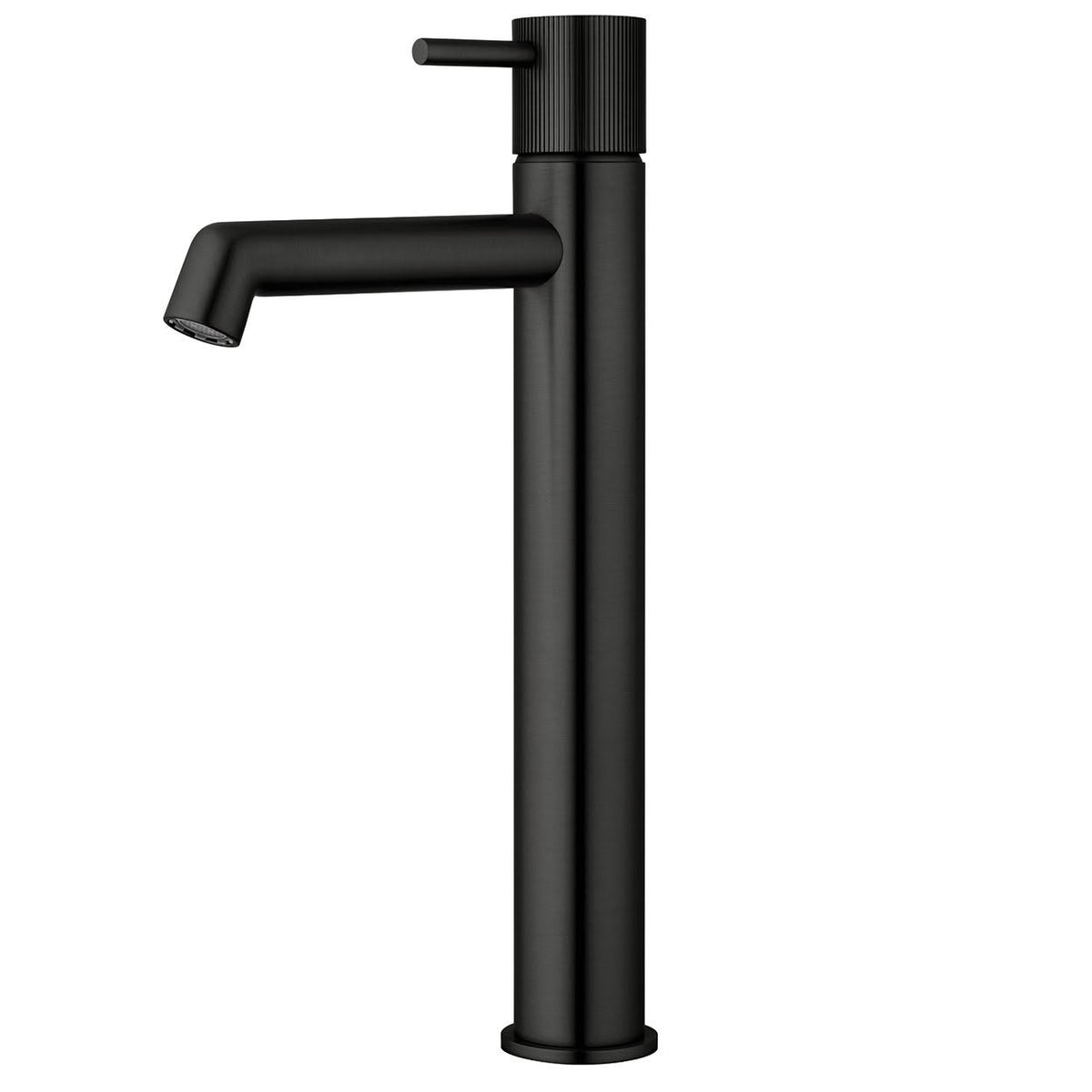 Voda Onyx Basin Mixer - High Rise - Brushed Black
