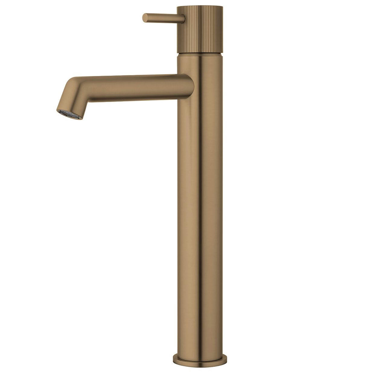 Voda Onyx Basin Mixer - High Rise - Brushed Bronze